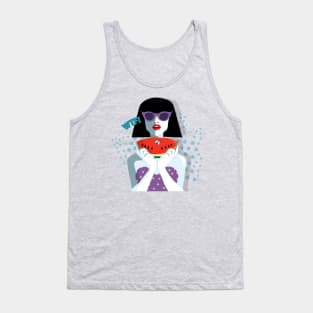 Pop Art Girl Tank Top